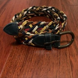 Vintage Argentina Capezio Leather Braided Belt